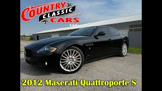 2012 Maserati Quattroporte S [upl. by Arocet507]