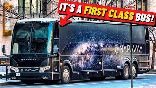 INCREDIBLE Overnight Sleeper Bus with beds to Washington DC [upl. by Niro201]