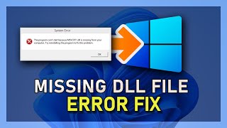 Windows 11  How To Fix Missing DLL Files Error [upl. by Nadda]