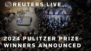 LIVE Winners of the 2024 Pulitzer Prizes are announced [upl. by Ariel]