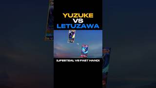 Yuzuke Vs Letuzawa  Battle of YouTubers  Who Win Super Intense Fight yuzuke letuzawa mlbb [upl. by Ylrebmyk681]