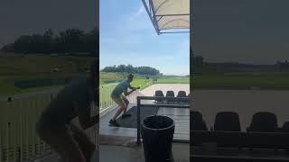 Disc Golf Hole Over A Horse Arena shorts golf [upl. by Vivle]