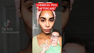 STRONG CHEMICAL PEEL  Aftercare Needed shorts [upl. by Boswall872]