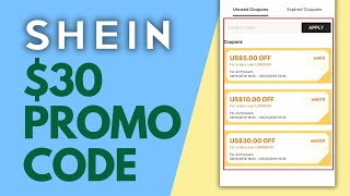 30 SHEIN Voucher How to Get 30 Shein Promo Code [upl. by Elison432]