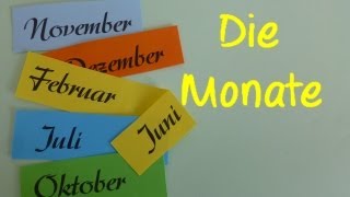 Learn German Die Monate [upl. by Ethelyn]