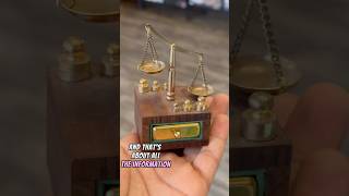 Unique Scales of Justice Table Lighter – Is This the Coolest Vintage Lighter [upl. by Younglove]