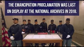 Emancipation Proclamation 156th Anniversary at National Archives 2019 [upl. by Assili]