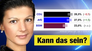 Ist WagenknechtsPartei BSW wirklich SO beliebt [upl. by Aicened]