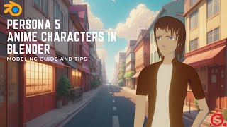 Blender anime character modeling guide [upl. by Naicad800]