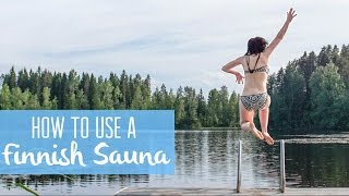 Our first traditional Finnish sauna experience [upl. by Gottuard606]