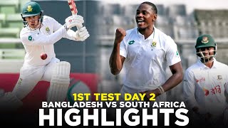 Full Highlights  Bangladesh vs South Africa  1st Test Day 2  M3H1K [upl. by Ayerhs]