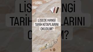 kitap tarih kitapokumak yks türkçe kişiselgelişim lise okumak [upl. by Oniskey]