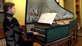 DAnglebert Prelude in D Minor Hanneke van Proosdij harpsichord [upl. by Hansel]