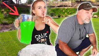 SLIME PRANK ON MY DAD HILARIOUS  SoCassie [upl. by Senaj]