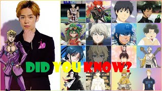 Kensho Ono Giorno  Voice actingseiyuu 小野 賢章 声優 collection that you might not know [upl. by Shaffer]