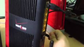 Actiontec MI424WR REV I Router physical setup [upl. by Arte]