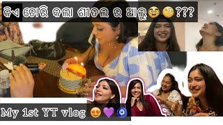 My 1st YT vlog  Monaika’s birthday special vlog  with sheelove Mxdhu chiki25 [upl. by Nimajnab71]