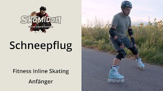 Der Schneepflug  Bergab mit Inlineskates  Trickclip  Anfänger  Fitness Inline Skating [upl. by Ytnom815]