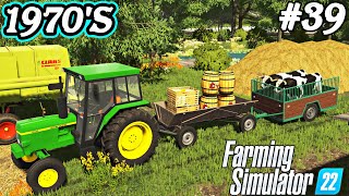 1970S BIG MONEY  fast action Farming simulator 22 FS 22 Timelapse Ep 39 [upl. by Tezile878]