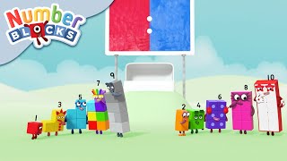 Numberblocks Odd and Evens 🏐  Learn to Count [upl. by Maddie]