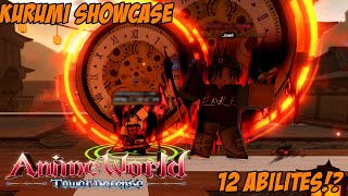 Anime World Tower Defense FULL Nightmare Kurumi Showcase [upl. by Ahset]