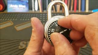 544 Quick and easy way to get your lost combination back to your lock No math [upl. by Onitnevuj]