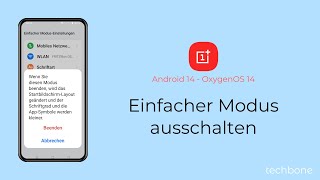 Einfacher Modus ausschalten  OnePlus Android 14  OxygenOS 14 [upl. by Abie]