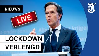 Persconferentie terugkijken lockdown verlengd [upl. by Hedwig]