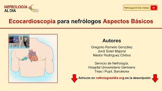 Ecocardioscopia para nefrólogos Aspectos Básicos [upl. by Anitram]