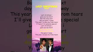 Wham  Last Christmas Lyrics shorts [upl. by Satterlee846]