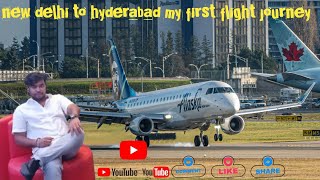 Akasa AirFlight ✈️new delhi to hyderabad my first flight journey [upl. by Guod]