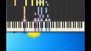 America Sandman Piano tutorial by Synthesia [upl. by Ragnar]