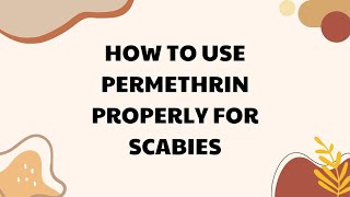 How To Use Permethrin Properly For Scabies Updated 2023 [upl. by Miof Mela]