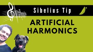 ARTIFICIAL HARMONICS  SIBELIUS TIPS [upl. by Zerimar867]