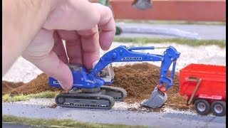 INSANE Micro Scale RC Trucks Crane Tractors Excavator Cars [upl. by Norac]