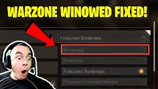 How To Fix Warzone Windowed mode problem error Call of Duty Fix [upl. by Wetzell655]