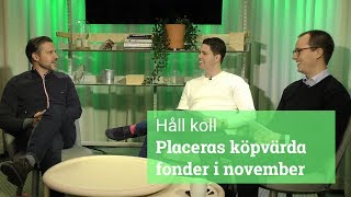 Placeras köpvärda fonder i november [upl. by Ecirtaeb]