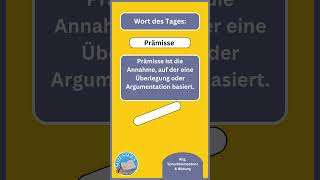 Prämisse Die Grundlage deiner Argumentation 🧩 [upl. by Dyolf353]