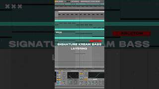 Layering Signature KREAM Bass🎧 Shorts Ableton KREAM [upl. by Acissey250]