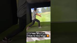 Min Woo Lee HoleInOne Magic [upl. by Veronika]