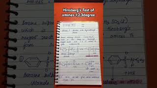 Hinsberg’s Test of amines [upl. by Adao]