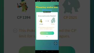 Thwackey evolve into Rillaboom pokemongo shorts quotRillaboom learn new attack 💥youtubeshorts [upl. by Cissiee522]