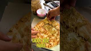 Chicken cheese paratha 😯 [upl. by Ylrebnik417]