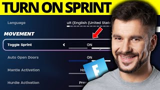 How To Turn On Toggle or Hold Sprint on Fortnite [upl. by Dalohcin]