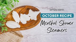 Menthol Shower Steamer Recipe With Essential Oils [upl. by Dworman]