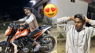 Zeeshan Ne Ktm Chala Di 😍 13 years kids riding ktm 😨 [upl. by Kwabena]