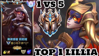 Wild Rift Lillia  Top 1 Lillia Gameplay Rank Challenger [upl. by Prima]