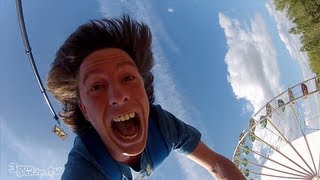 Bungee Jumping  Sziget 2012  GoPro [upl. by Ander]