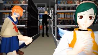 【MMD銀魂GinTama】 Loves Express Miracle Messenger恋の特急みらくるメッセンジャー！ [upl. by Osgood]