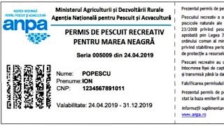 PERMIS DE PESCUIT ANPA 2020 CUM SA IL OBTINETI ONLINE [upl. by Busch48]